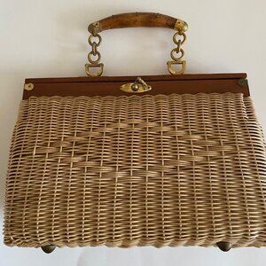 Vintage Rattan Handbag